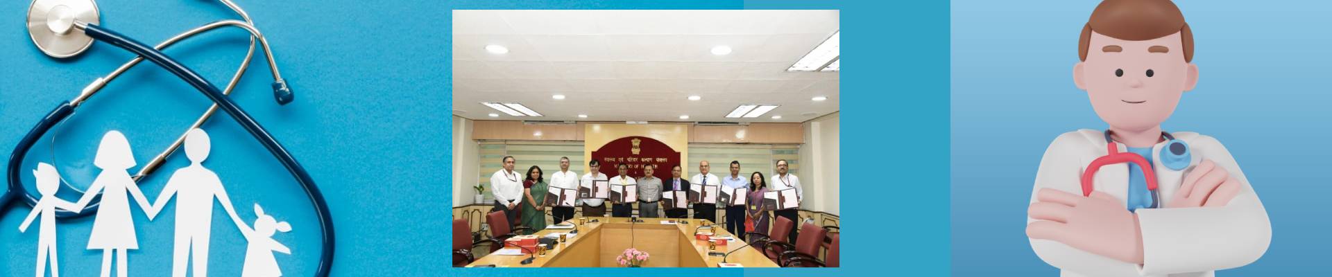 MoU between CGHS and 06 AIIMs